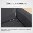 thumbnail image 3 of Subrtex Stretch Recliner Chair Slipcover Furniture Protector Lazy Boy Covers for Leather and Fabric Recliner Sofa with Side Pocket (Recliner, Gray), 3 of 6