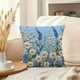 thumbnail image 1 of Funda de cojín navideña de lino con estampado 3D | Cojín decorativo de 45 x 45 cm para sofá y cama | Decoración festiva para el hogar, 1 of 6