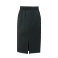 thumbnail image 3 of Spring summer mid-length skirt stretch rope elastic waist long skirt after black casual slit slim-fit wrap hip skirt pencil skirt, 3 of 10