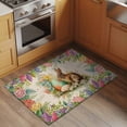 thumbnail image 2 of Easter Bunny Entryway Rug 2'x3'&nbsp; Non Slip Front Door Mats, Spring Floral Blossom Easter Eggs Burlap Entrance Rugs Indoor Outdoor Carpet, Washable Floor Mats Small Area Rug for Bedroom Kitchen, 2 of 8