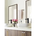 thumbnail image 3 of Amerock Esquire Polished Nickel/Champagne Bronze 9 inch (229mm) Towel Bar, 3 of 5