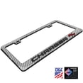 thumbnail image 2 of iPick Image for Dodge Charger R/T in 3D Silver Real 3K Carbon Fiber Finish ABS Plastic License Plate Frame, Official Licensed, 2 of 6