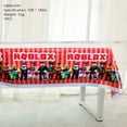 thumbnail image 4 of Roblox-bolsas de regalo de cumpleaños para niños, suministros para fiestas temáticas, platos de papel, vasos, platos, servilletas, juego de vajilla desechable para Baby Shower, 145 piezas, 4 of 4