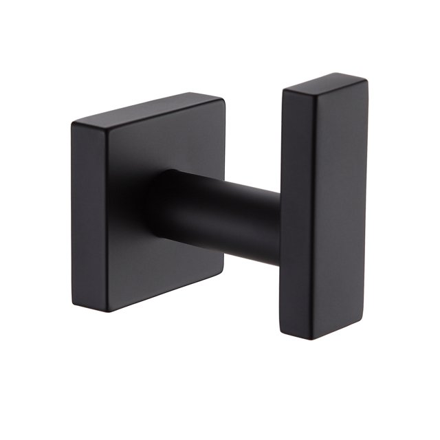 Orlif Bathroom Towel Hook, Matte Black SUS304 Stainless Steel WallMounted Robe Hooks Heavy Duty