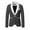 Grey, variant on COM1950s Coats for Men, Suits for Men, Men Casual Solid Color Pocket Button Green Fruit Collar Suit Personality Versatile Coat, Coat for Men, Suit for Men, Green Suit Men