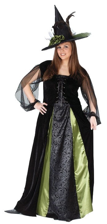 Goth Maiden Witch Plus Size Adult Halloween Costume
