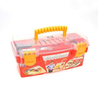 Cooltoys Pretend Tool Set (14-Piece) In Plastic Carrying Case For Kids 3+