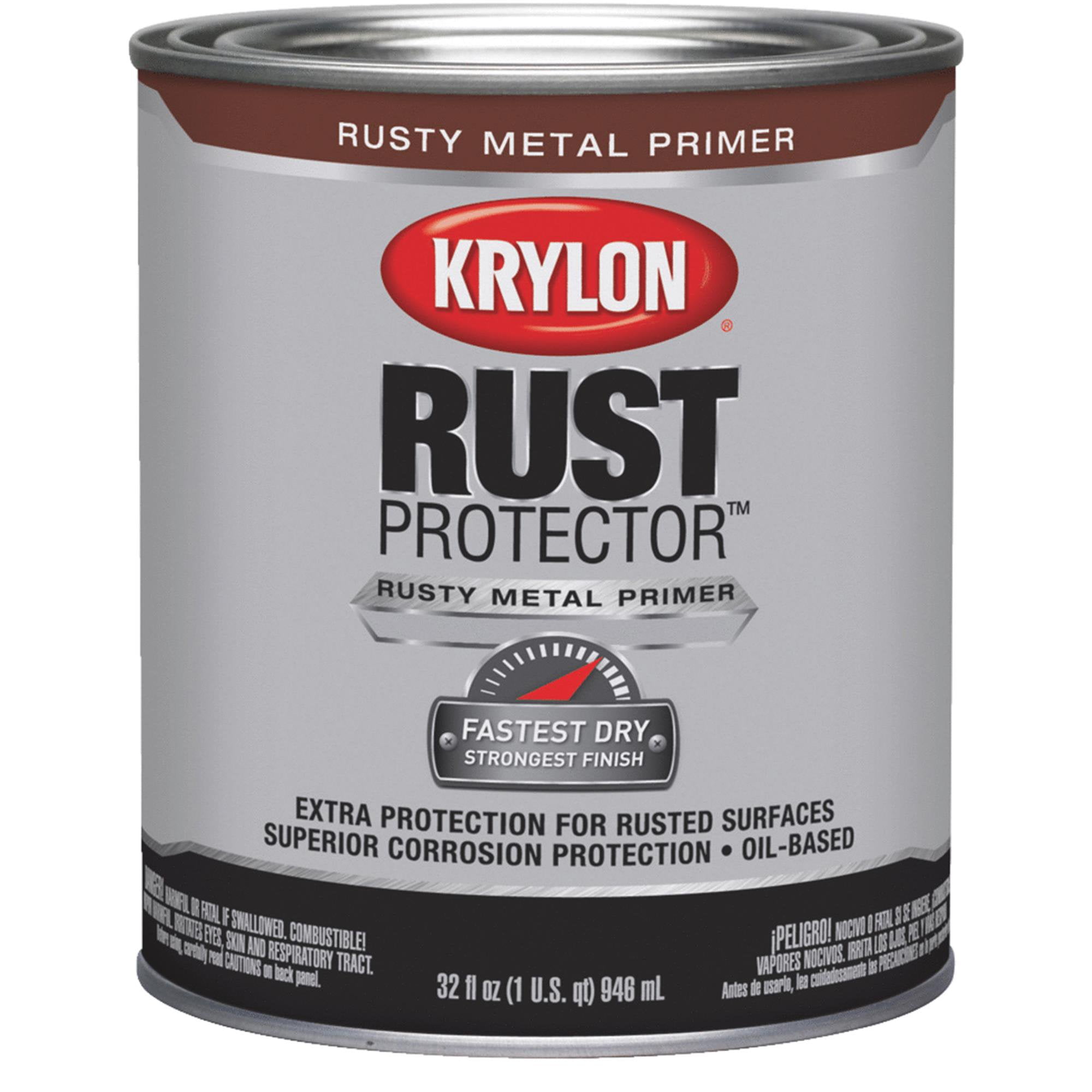 Krylon Rust Protector Rusty Metal Primer, 1 Quart