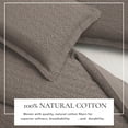 thumbnail image 2 of Great Bay Home 3-Piece Duvet Cover Set - 100% Cotton Honeycomb Waffle Full / Queen Size Duvet Set, 2 of 6
