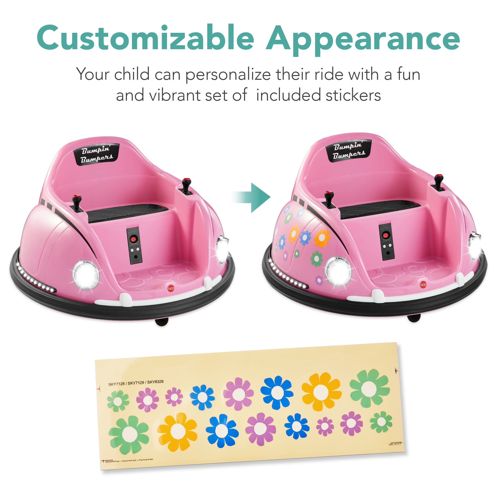 Best Choice Products 6V Kids Ride On Bumper Car Toy w Best Choice Products 6V Kids Ride On Bumper Car Toy w