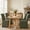 Green-Linen, variant on Dayalane Slipcovered Parsons Dining Chairs Set of 2, Modern Farmhouse High Back Linen Upholstered Chair with Removable Skirted, Classic Wooden Side Kitchen Chairs for Dining Living Room, Khaki Stripe