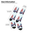 thumbnail image 2 of Pofeuu Cute Gnomes in USA1 Print Stockings, Adult Running Hiking Socks for Youth and Adult, 2 of 6