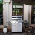 thumbnail image 3 of Monument Grills 4-Burner Propane Gas Grill with Clear View Lid, LED Controls, Side Burners, and Sear Zone, 3 of 25