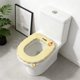 thumbnail image 4 of Cojín de asiento de inodoro Eva con asa | Funda acolchada suave y gruesa para inodoros UVO o cuadrados | Almohadilla antideslizante y lavable para baño, ideal para uso doméstico., 4 of 6