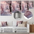 thumbnail image 4 of Designart "Pink and White Winter Sunrise" Landscapes Metal Wall Art, 4 of 5