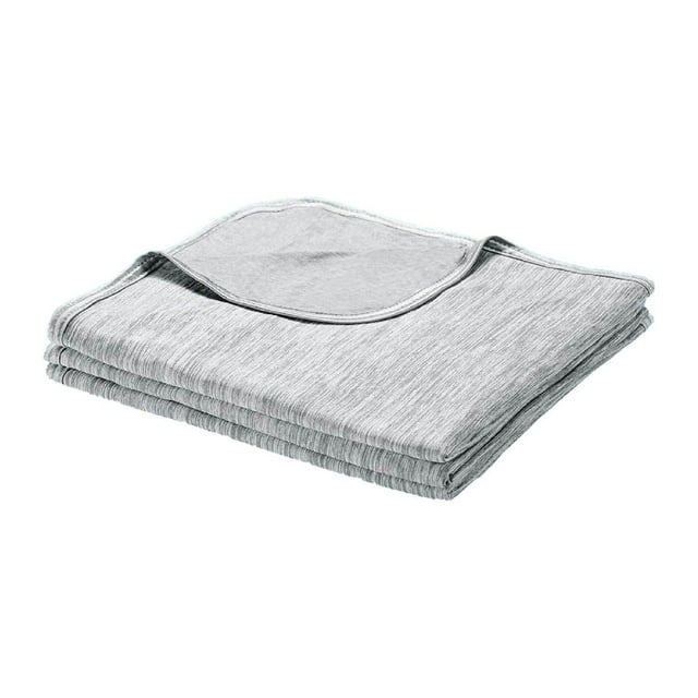 Breathable Ice Silk Cooling Blanket 127x152cm for All-Season Comfortable Sleep Dual-Sided Design Lightweight Portable Year-Round Use