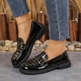 thumbnail image 2 of Loafers for Women, Round Toe Plus Size Comfortable Casual Shoes with Thick Sole Height-Increasing for Spring Summer, 2 of 9