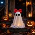 thumbnail image 2 of AuroraX Halloween Ghost Decor Outdoor Halloween Decoration Desktop Courtyard Tabletop Haunted Halloween Decoration for Yard Garden Red, 2 of 7
