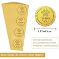 thumbnail image 2 of 2" Paw Print Gold Foil Embossed Stickers Thank You Certificate Seals Self Adhesive Sticker 100Pcs Decor Labels for Wedding Invitation Graducation Certificates Envelopes Diplomas DIY, 2 of 7