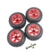 thumbnail image 1 of Neumático de control remoto Ampliar llantas Modificación Modificación Rueda de ruedas Accesorios Reemplazo para WLTOYS 12428 144001 124018 Paquete rojo de 4 Speravity FN001209-02, 1 of 7