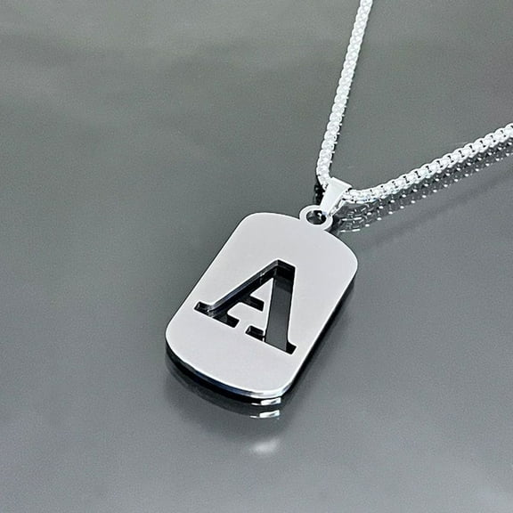 Ideal For Layering Letter Necklaces Ti Steel Necklace Compact Size Necklace