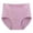 Pink, variant on loopsun Womens Briefs,Women's Solid Lace Plus Size High Waist Leak Proof Cotton Crotch Shorts Underwear Panties