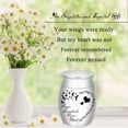 thumbnail image 6 of Small Urns for Ashes - Set of 4 1.57 Inch High Aluminium Mini Urns, Cremation Urns for Human/Pet Ashes Ashes Holder Small Keepsake urns for Family & Loved Ones-My Mind Still Talks to You, 6 of 6