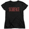 Scarface 1983 Al Pacino Drug Crime Drama Movie Logo Womens T-Shirt Tee