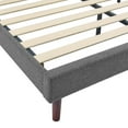 thumbnail image 5 of Gewnee Twin Size Platform Bed Frame with Headboard Noise-Free Design,No Need for Box Springs(Grey), 5 of 7