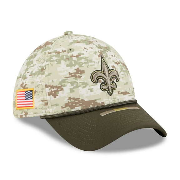 Men's New Era  Camo New Orleans Saints 2025 Salute to Service 39THIRTY Flex Hat