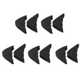 thumbnail image 1 of 5 pares de plantillas para el antepié, plantillas para zapatos de tacón alto, almohadilla de medio código, tapones para la cabeza del zapato (negro) LingWen 8390611492168, 1 of 1