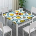 thumbnail image 3 of Ice Cream and Dessert Pattern Tablecloth Colorful Summer Sweet Treats Squre Waterproof Cover with Elastic Fit for Kitchen, 3 of 6