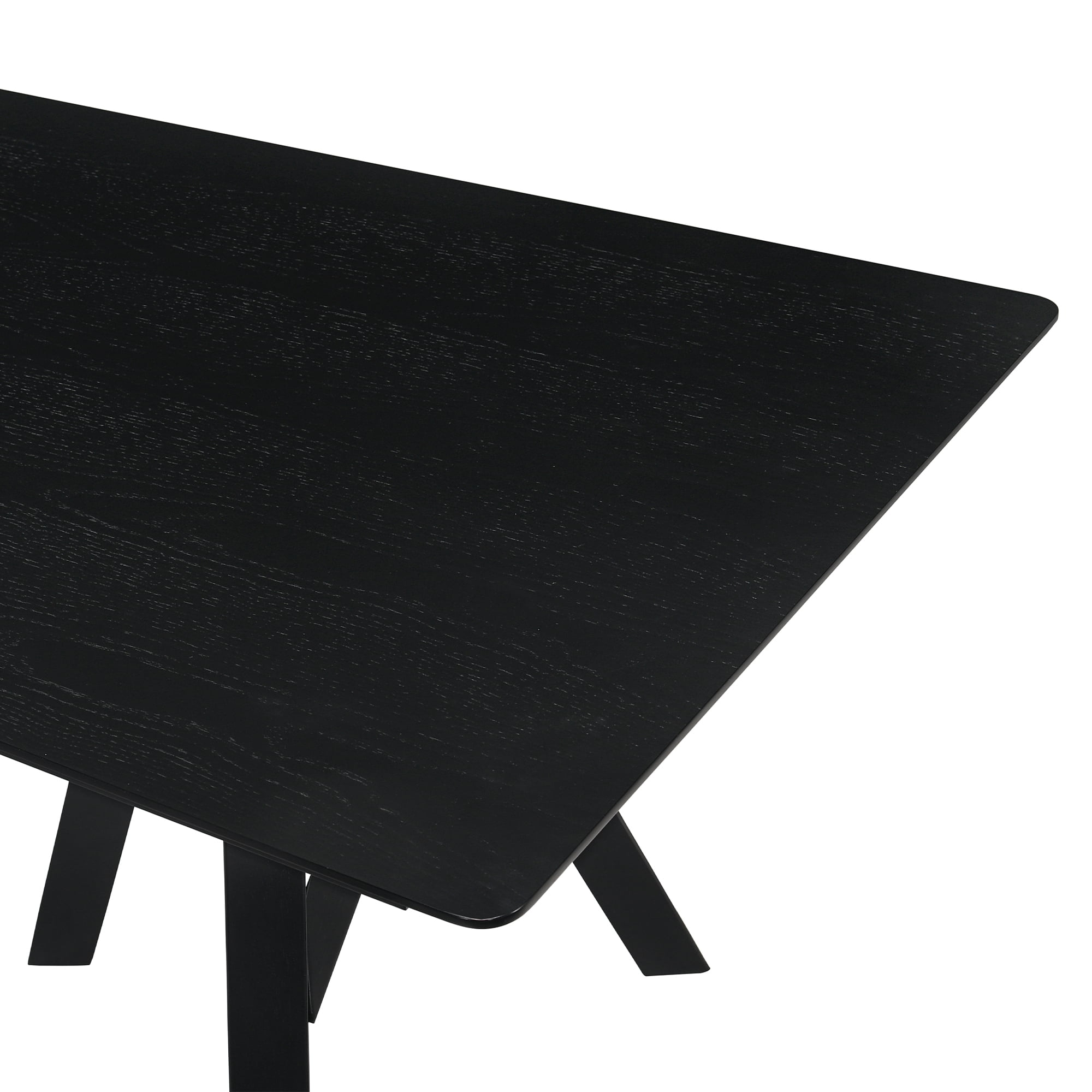 Cortina Lima 5 Piece Black Dining Set