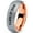 Rose Gold Grey Dome Tungsten, variant on Tungsten Graduating Class Of 2019 Band Ring 8mm Men Women Comfort Fit Black Dome Brushed Polished