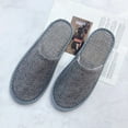 thumbnail image 6 of Naierhg Portable Disposable Thickened Closed Toe Non-Slip Flat SPA Hotel Travel Slippers, 6 of 7