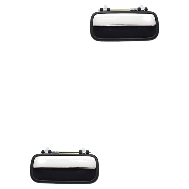 Par de MANIJAS PUERTA EXTERIOR HUSHAN 4RUNNER 1990 al 1995 traseras Negro/cromado