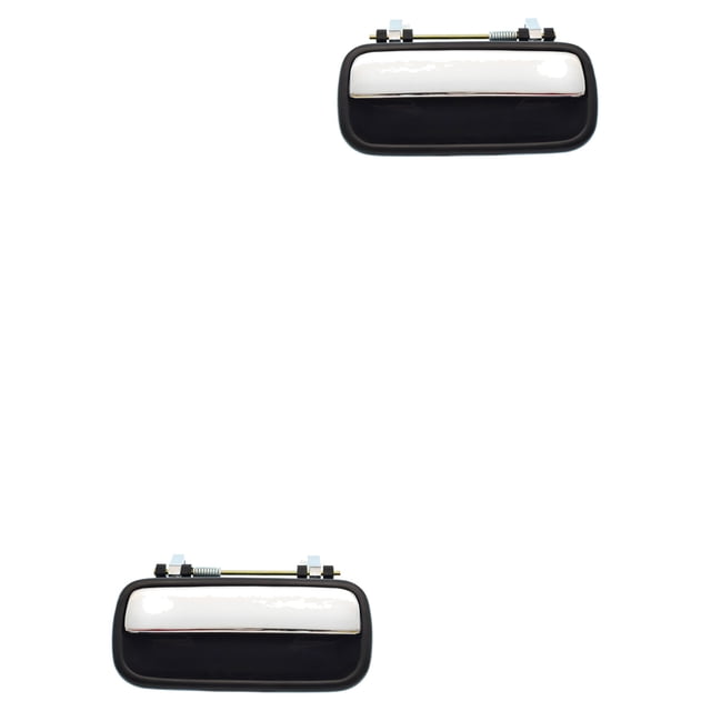 Par de MANIJAS PUERTA EXTERIOR HUSHAN 4RUNNER 1990 al 1995 traseras Negro/cromado