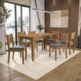 thumbnail image 1 of Juego Comedor Kappesberg 1.6m con 6 Sillas Cora Canela/Gris, 1 of 10