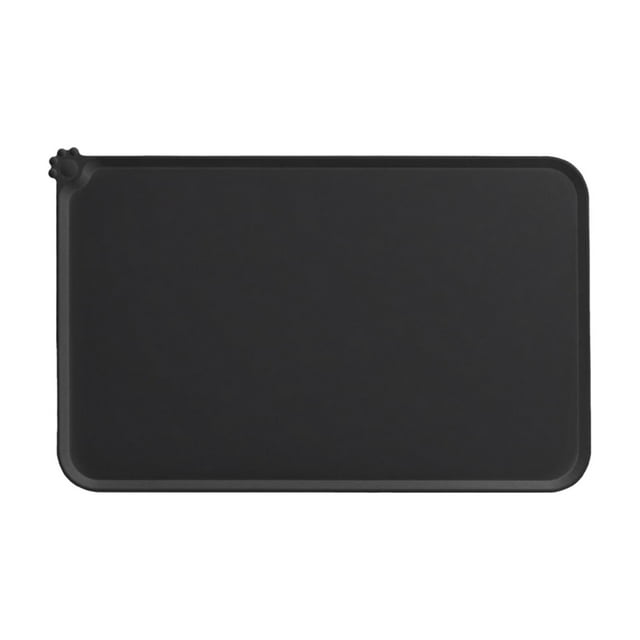 Support de Pot pour Chien en Silicone avec Pinces de Sécurité pour Tapis d'Entraînement de Chiot Design Sans Napperon