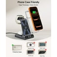 thumbnail image 6 of SwanScout 3 in 1 Wireless Charging Station for Garmin Watch Vivoactive 5/Forerunner 55/Instinct/Fenix/Epix 2, Charger Stand for Galaxy S25/S24/S23, for iPhone 17/16/15, for AirPods, 6 of 9