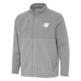thumbnail image 2 of Men's Antigua Gray Miami Dolphins Daily Fused Full-Zip Jacket, 2 of 4