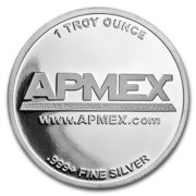 1 oz Silver Colorized Round - APMEX (Happy Fathers Day, Green)