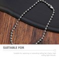 thumbnail image 3 of 1 Set Stainless Steel Ceiling Fan Ball Chain DIY Necklace Chain with Buckles, 3 of 6
