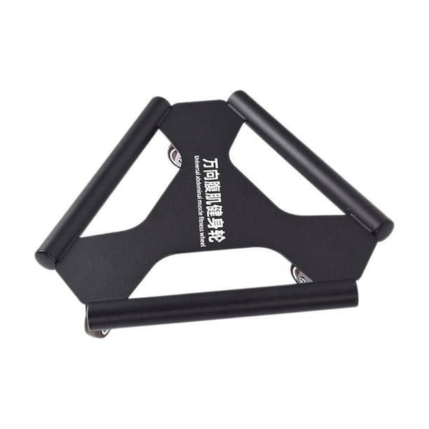 Rodillo de entrenamiento abdominal Disco abdominal Disco abdominal Disco muscular abdominal Negro