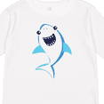 thumbnail image 4 of Inktastic Cute Shark, Little Shark, Blue Shark, Sea Animal Boys or Girls Long Sleeve Toddler T-Shirt, 4 of 5