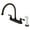 Bronze, variant on Kingston KB725AL Vintage Two-Handle 4-Hole 8" Centerset Kitchen Faucet with Side Sprayer in Oil Rubbed Bronze