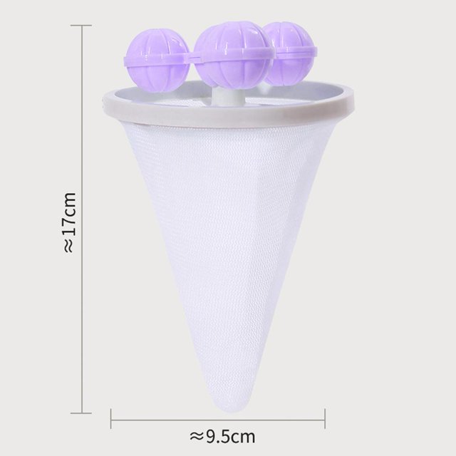 Bolsa de malla de filtro de pelusa flotante reutilizable para lavandería, accesorios para el hogar (púrpura) Sywqhk Libre de BPA