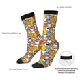 thumbnail image 4 of Yiaed cute paw Print Great elasticity Crew Socks Sports socks for Men and Women, 4 of 6