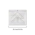 thumbnail image 2 of Flying Geese Trim Cutting Ruler Triangular Quilted Patchwork Ruler--1Pc, 2 of 8