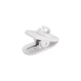 thumbnail image 3 of 10 Piezas de Clips para Auriculares, Clip de Ropa para Cable de Auriculares que Rota 360 Grados, Clip Blanco para Cable de Auriculares, 3 of 3